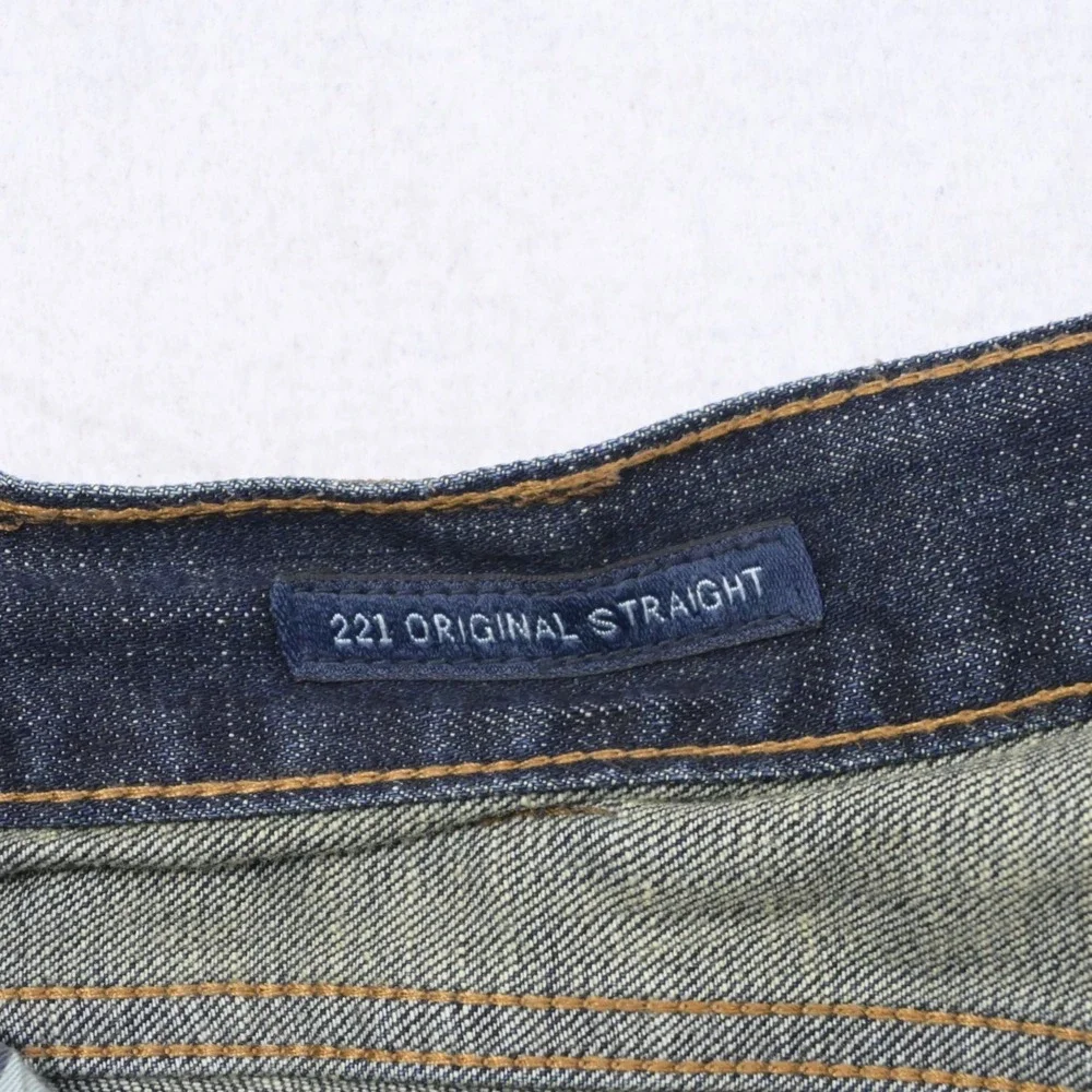 Lucky Brand 221 Original Straight Stretch Denim Blue Jeans Mens Size 40 x 30**‎